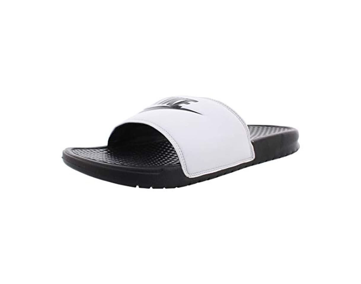 Moda NIKE Benassi JDI, Chanclas Unisex Adulto, Blanco