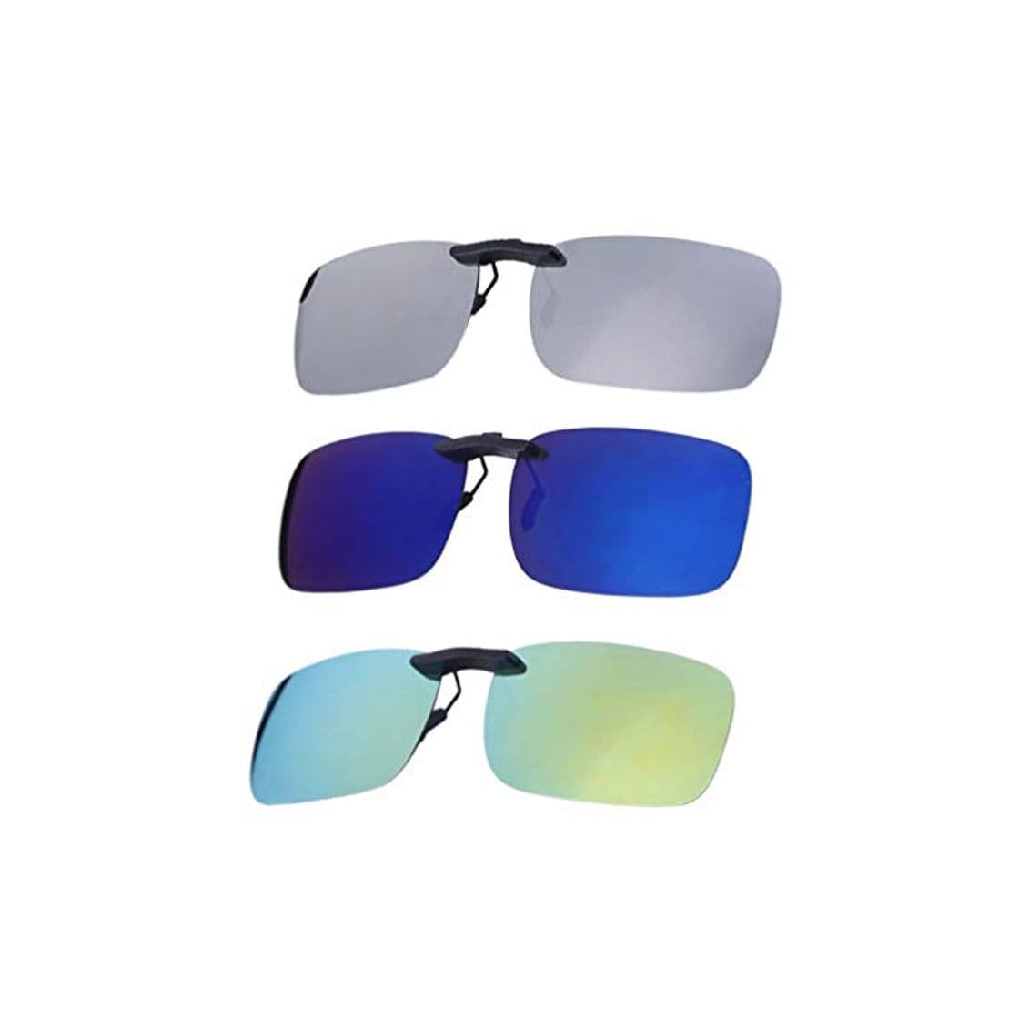 Fashion VORCOOL Gafas de Sol polarizadas Clips 3pcs