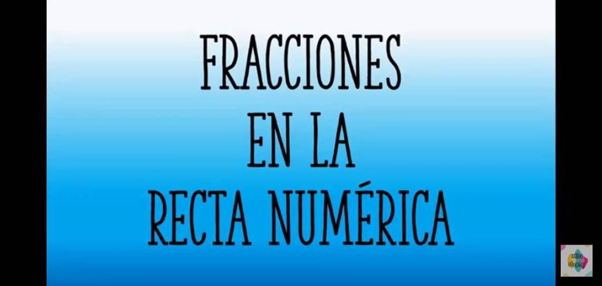 Moda Fracciones en la recta numérica