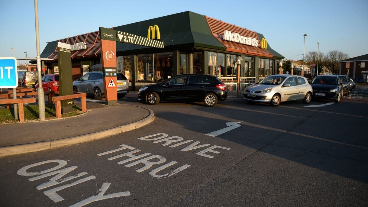 Restaurants McDonalds Drive Thru