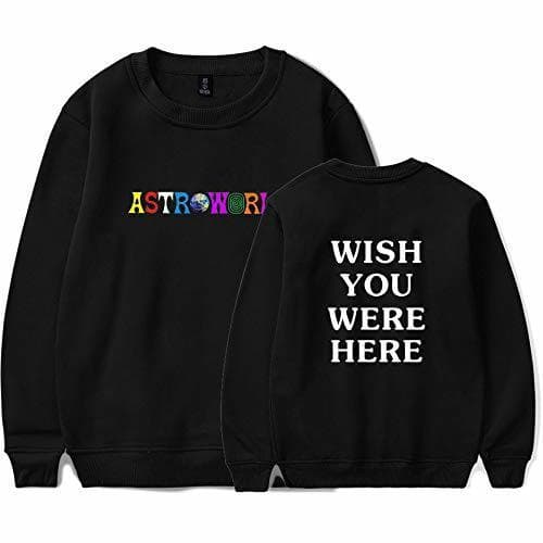 Producto JJZHY Travis Scott AstroWorld Sudadera Casual Estampada Personalizada Unisex