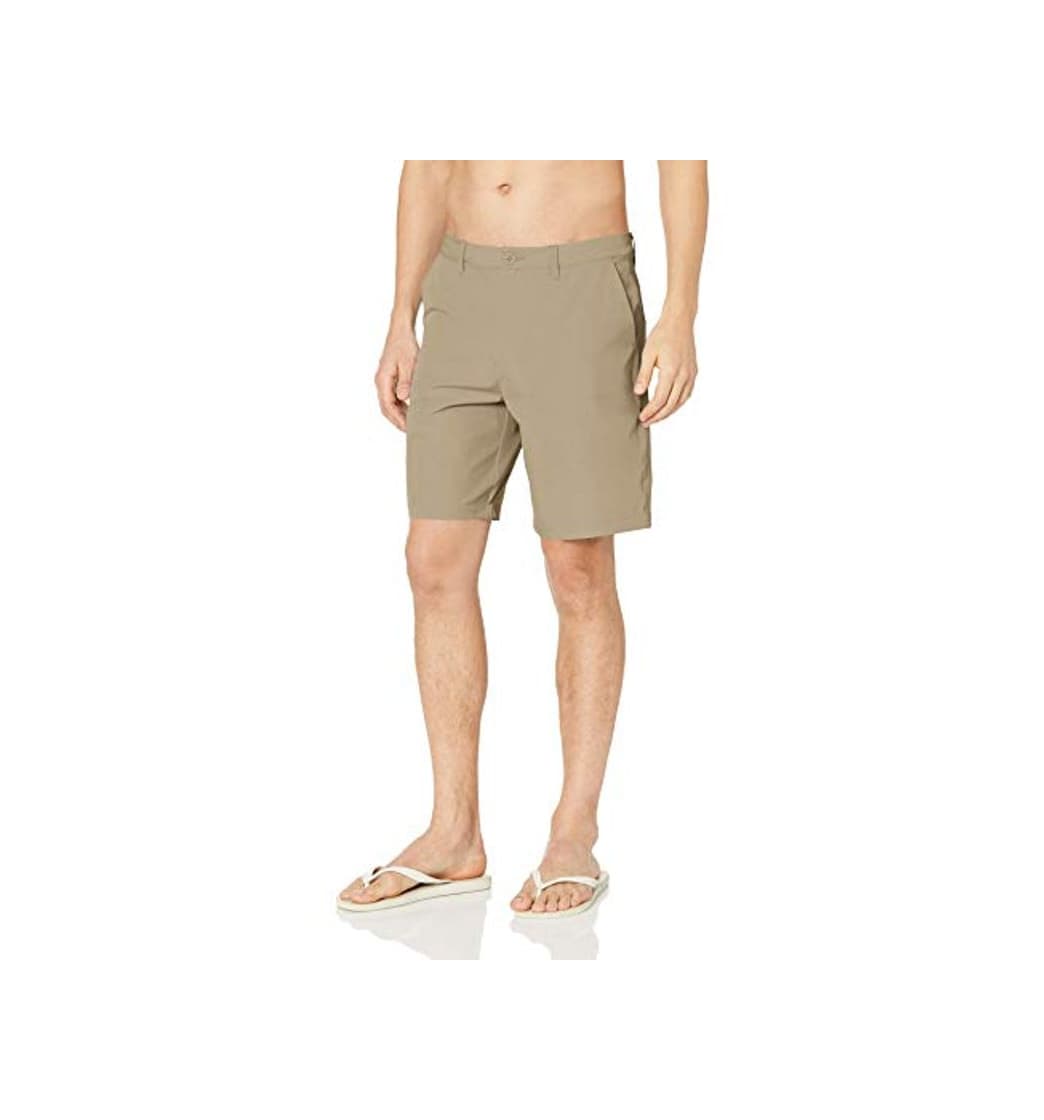 Moda 28 Palms 9" Inseam Hybrid Board Short Fashion Shorts, Caqui