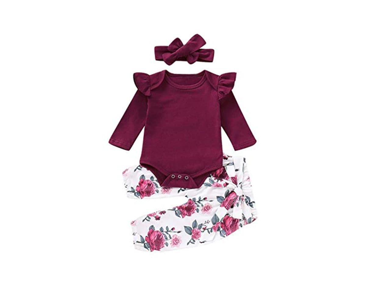 Producto SMACO Recién Nacido Infantil Bebés Mameluco de Manga Larga Mono Pantalones Florales