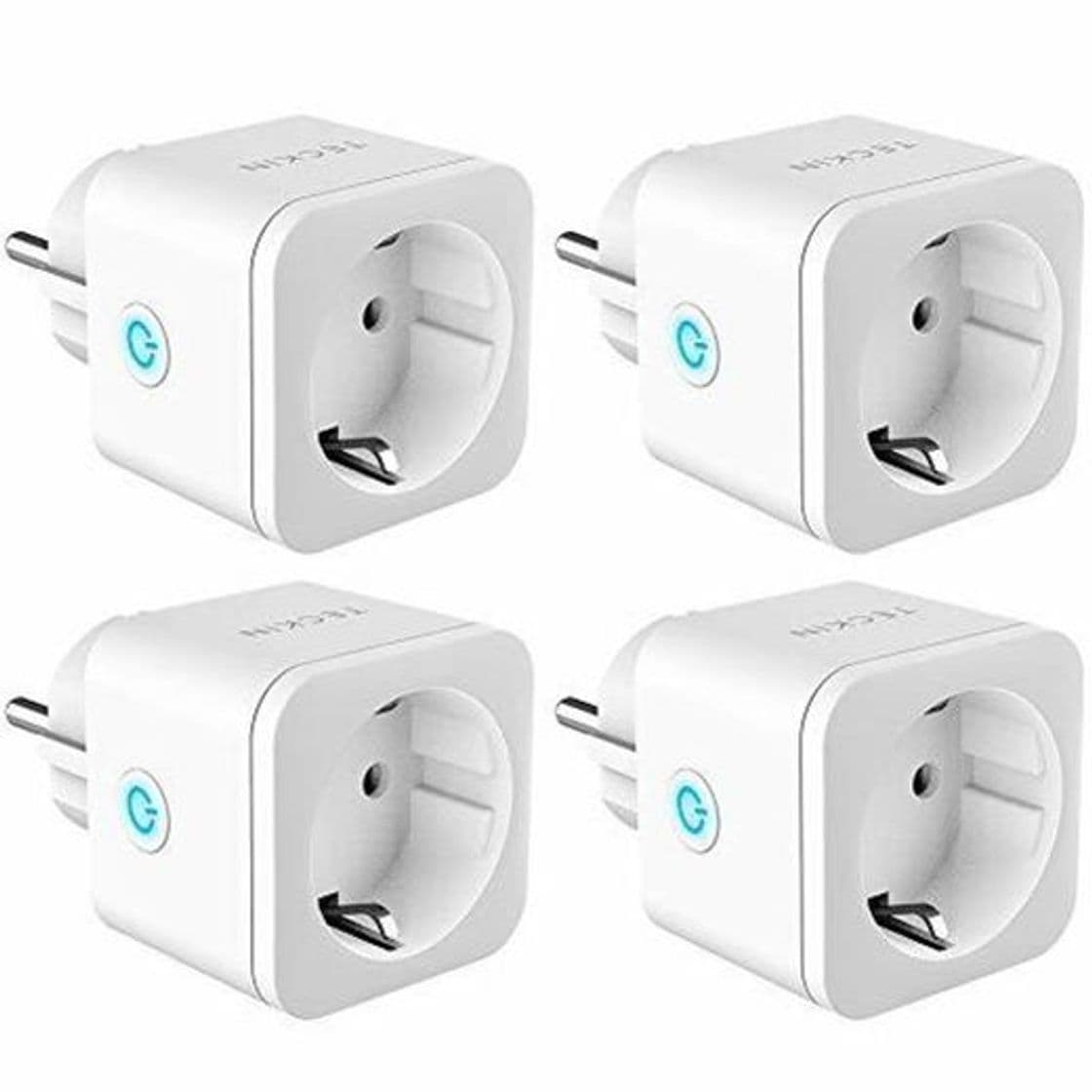 Electronic Enchufe Inteligente WiFi TECKIN 16A 3300W Mini Smart Plug Funciona con Amazon