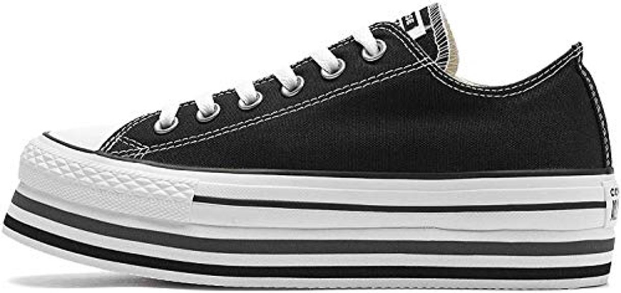 Fashion CONVERSE CTAS Platform Layer Zapatos Deportivos Negro Femme 563970C