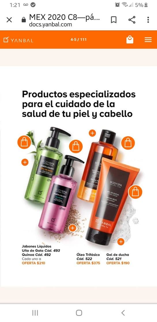 Moda Jabones liquidos, oleo trifasico, gel de ducha, shampoo y ac