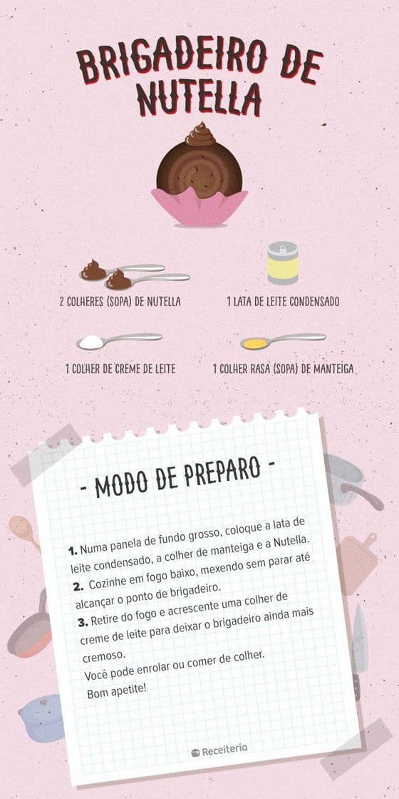 Fashion Brigadeiro de nutella | Pinterest 