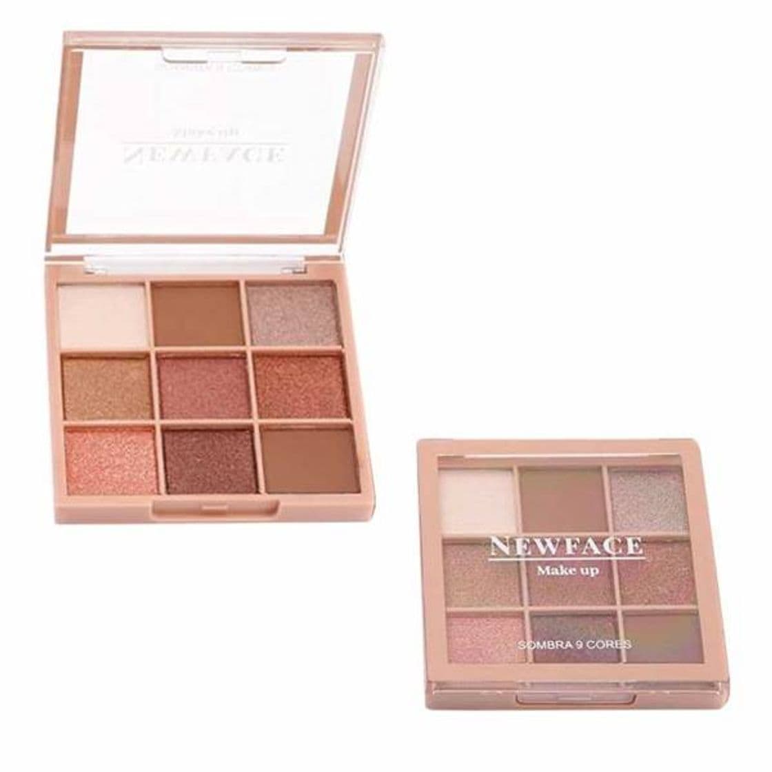 Fashion Paleta de Sombras 09 Cores NewFace 02 