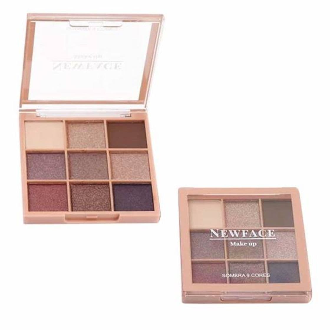 Fashion Paleta de Sombras 09 Cores NewFace 01 