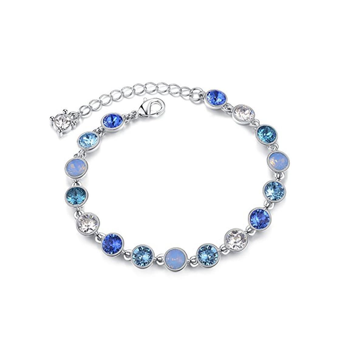 Product Le Premium® Pulsera de Cristal Azul 'Cielo Estrellado' para Mujeres de Swarovski