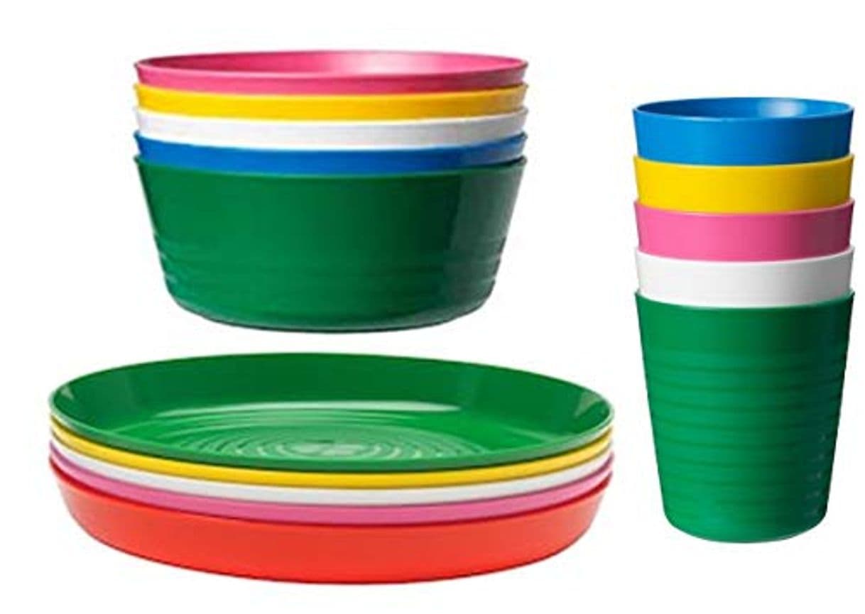 Product IKEA KALAS - Juego de 6 vasos y platos para niños