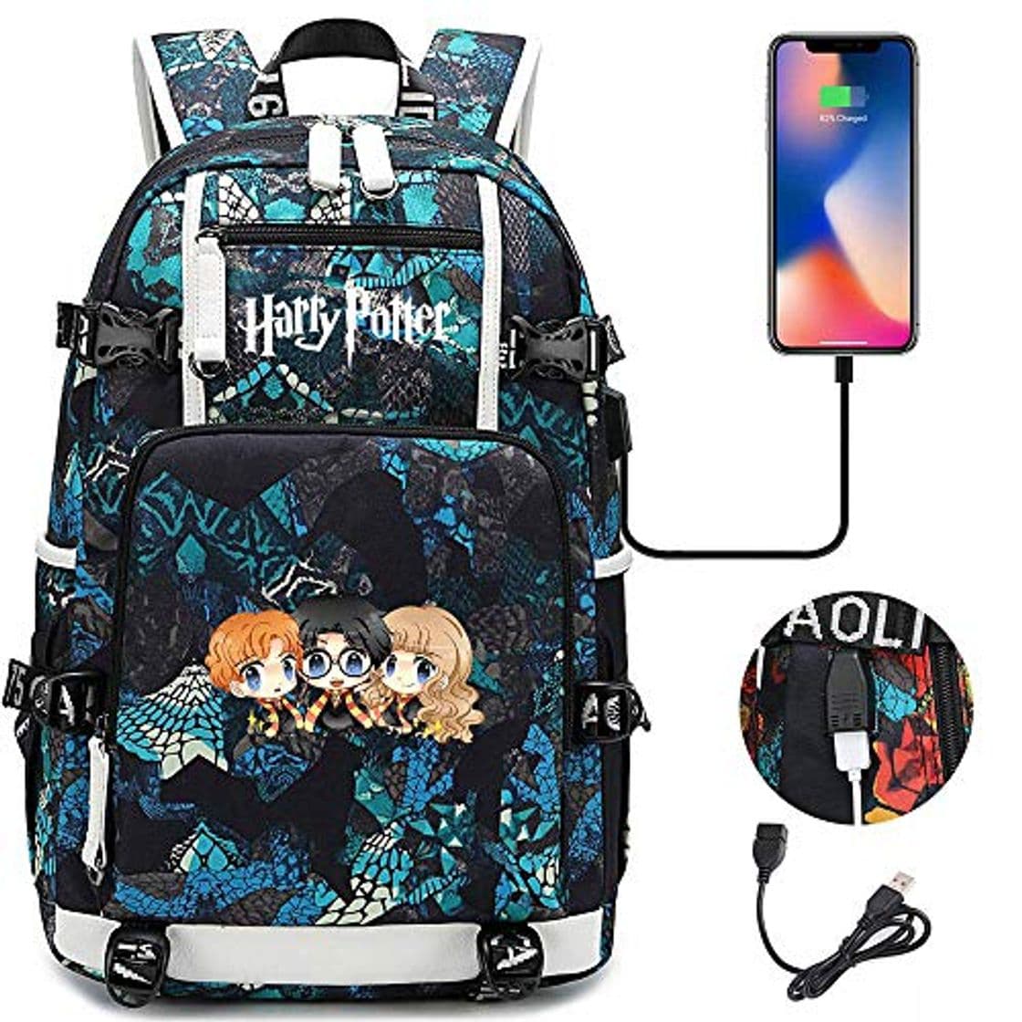 Moda Mochila Harry Potter, Amigos Tienen diversión, portátil de Moda Mochila de Ocio