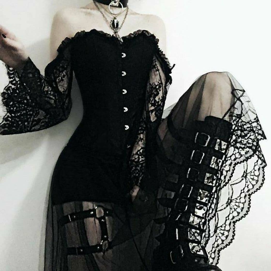 Fashion gothic queen  dress