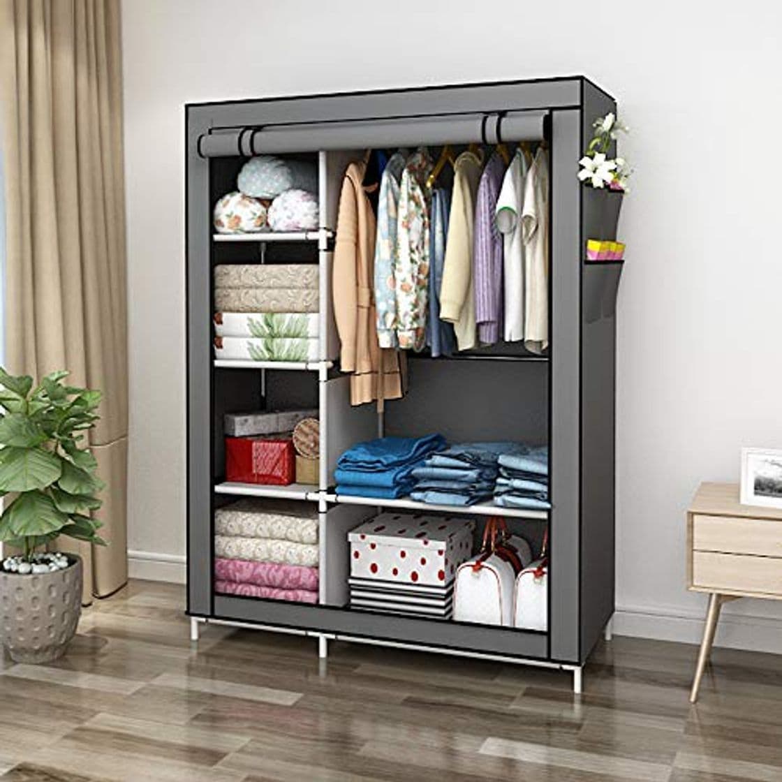 Elemento de la categoría hogar UDEAR Armario Closet Organizador Plegable para Ropa Ropero Resistente al Polvo Guardarropa