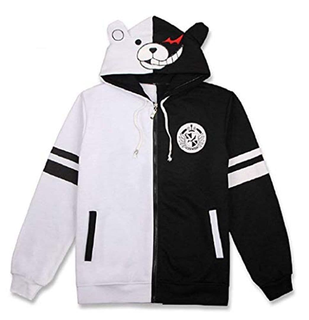 Producto FORLADY Sudadera con Capucha de Oso Negro y Blanco Chaqueta con Cremallera