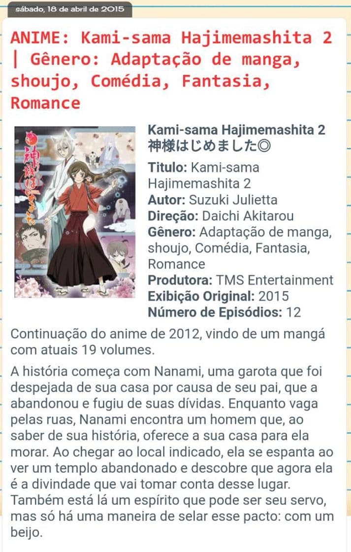 Libro MANGÁ: Kamisama Hajimemashita 2