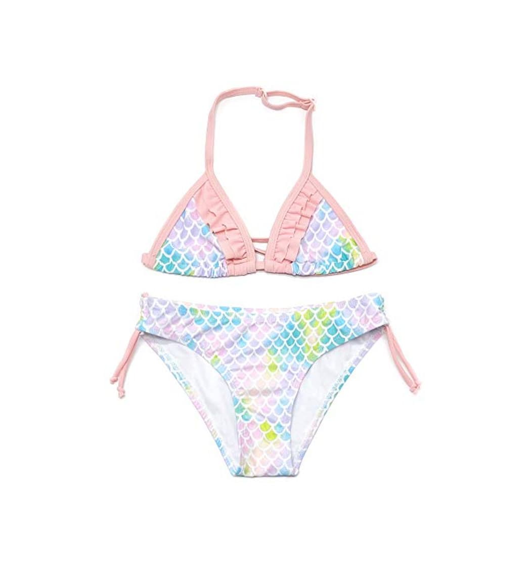 Moda SHEKINI Conjunto De Bikini Triangular De Dos Piezas para NiñAs Traje De