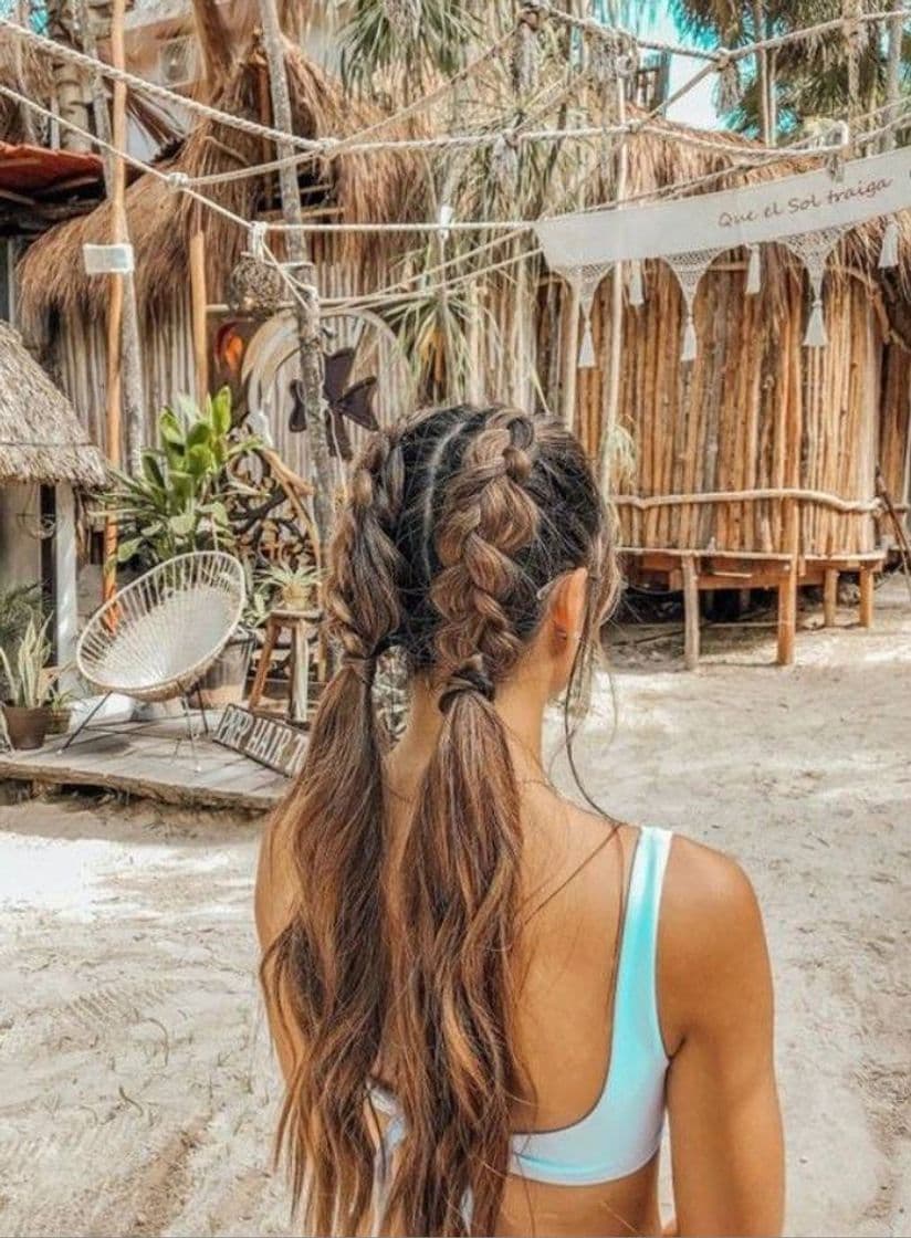 Moda penteado cabelo ondulado 