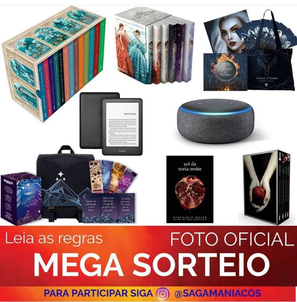 Moda sorteio de livros 