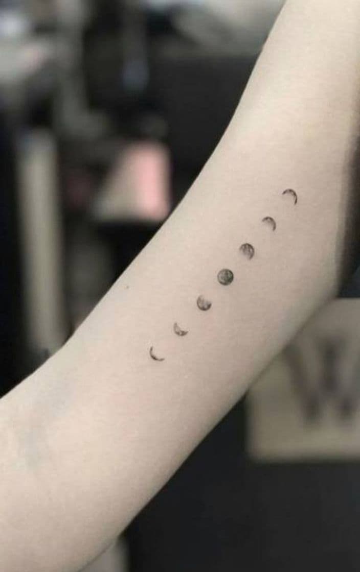 Moda tatuagem fases da lua