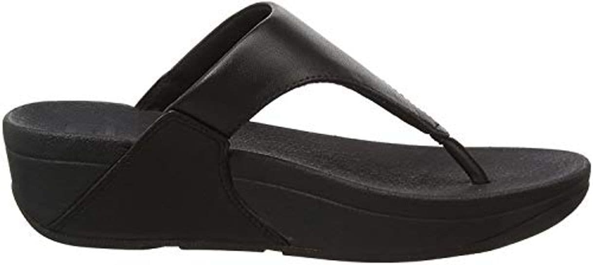 Producto FitFlop Lulu Leather Toepost, Sandalias con Plataforma Women's, Negro