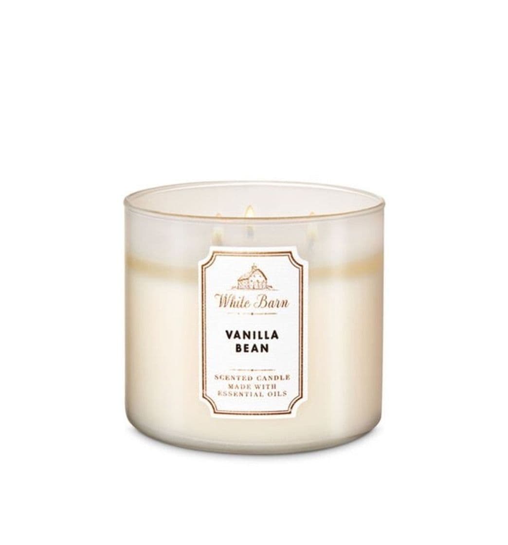 Producto Vanilla Bean 3-Wick Candle - White Barn