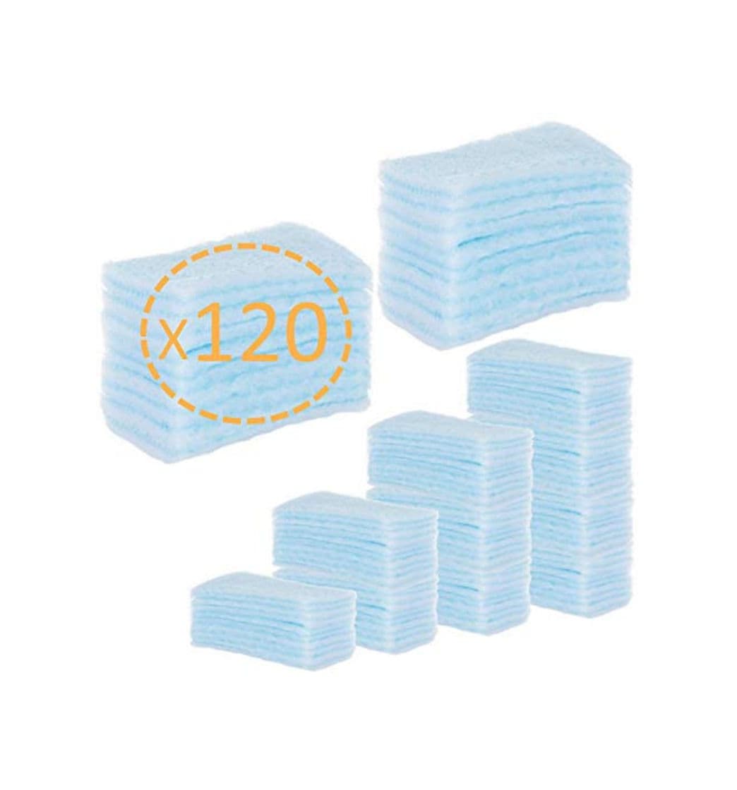 Producto 120 ESPONJAS Jabonosas Desechables bebes