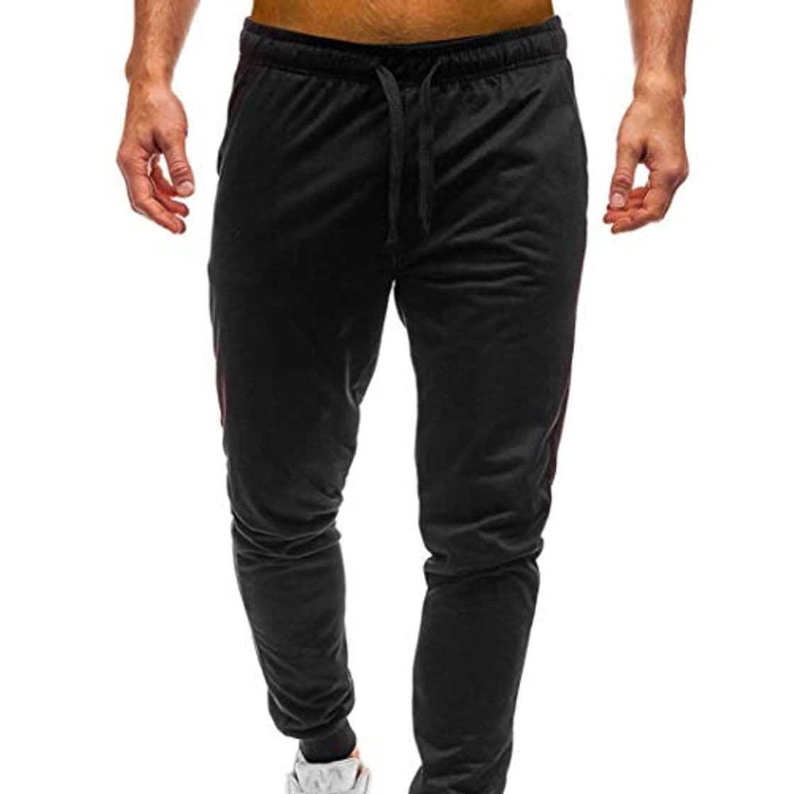 Fashion ZODOF Pantalones de chándal para Hombres con Pantalones Casuales Pantalones de chándal de Color Puro para Hombre Pantalones de pantalón Casual de Trabajo