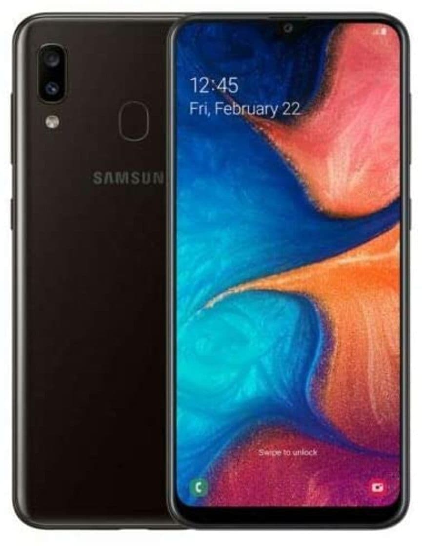 Product Samsung Galaxy A20 Dual SIM 32GB 3GB RAM SM-A205F/DS Black