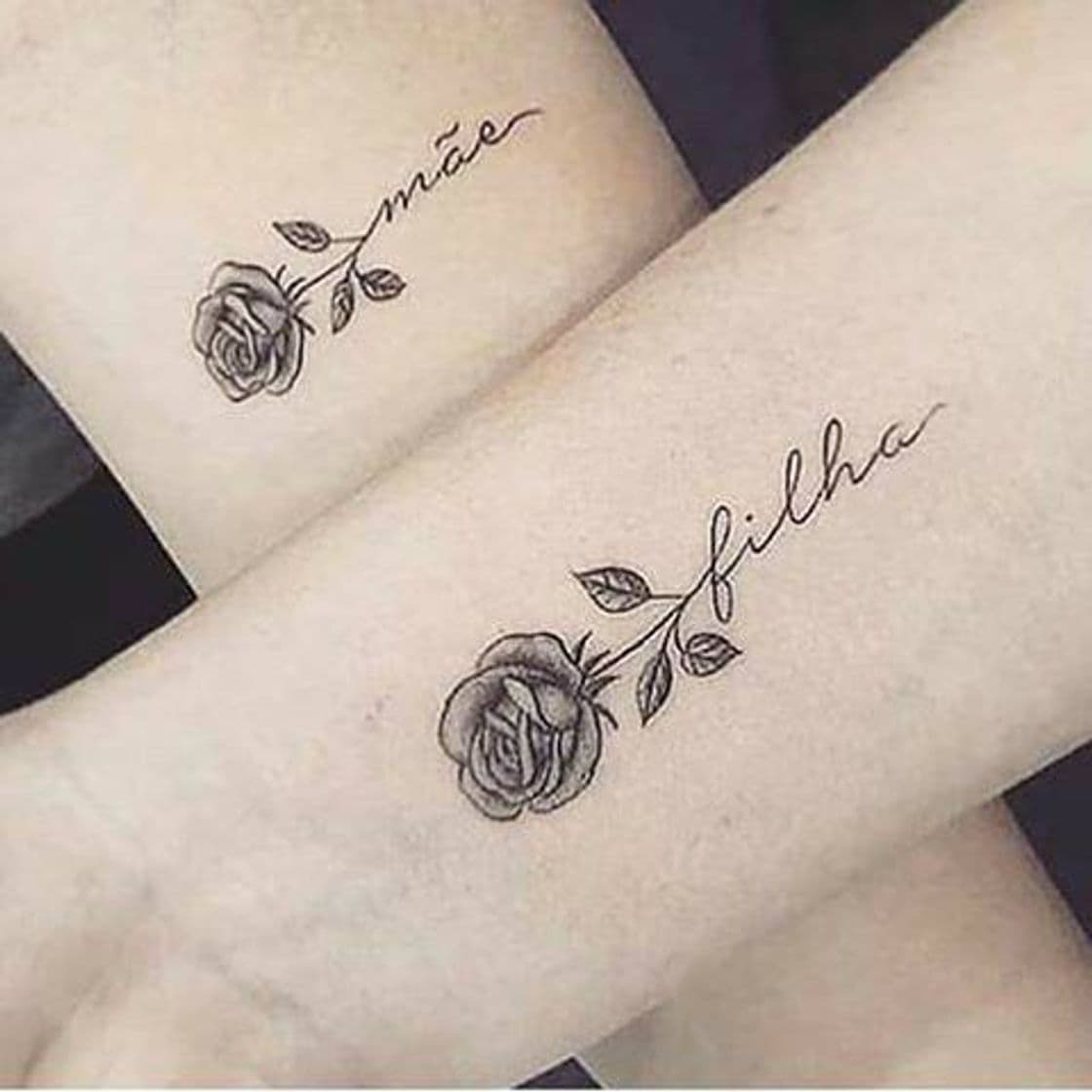 Moda Tatuagem mãe e filha