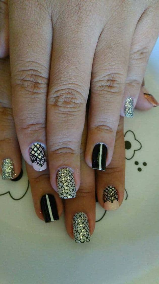 Moda Unhas de listras 