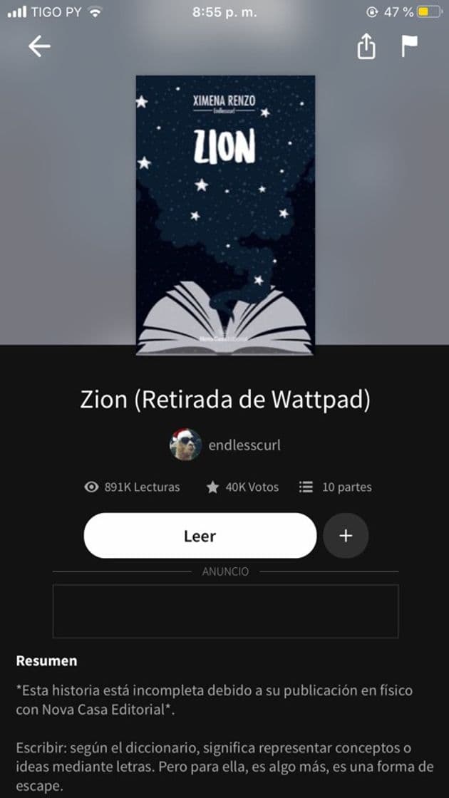 Fashion Libro pero sacado de wattpad oie si 🌚