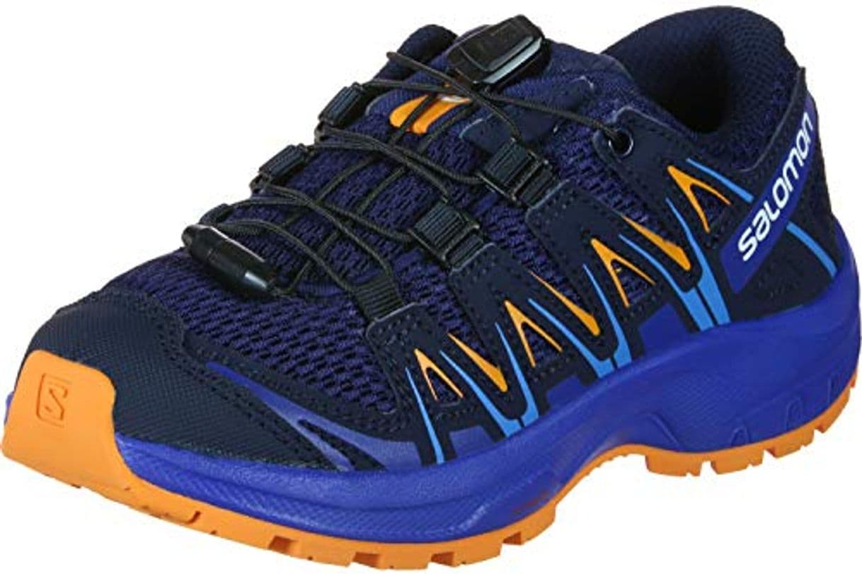 Fashion Salomon XA Pro 3D J, Zapatillas de Trail Running Unisex Niños, Azul/Naranja