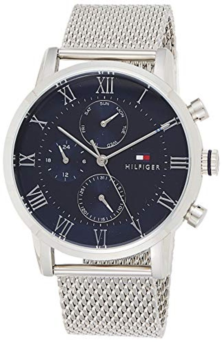 Fashion Tommy Hilfiger Reloj Multiesfera para Hombre de Cuarzo con Correa en Acero