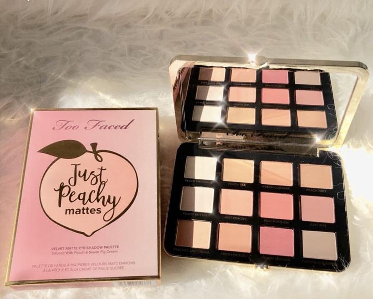 Product Paleta de sombras de ojos de terciopelo mate Just Peachy. Colección Peaches and Cream de TOO FACED