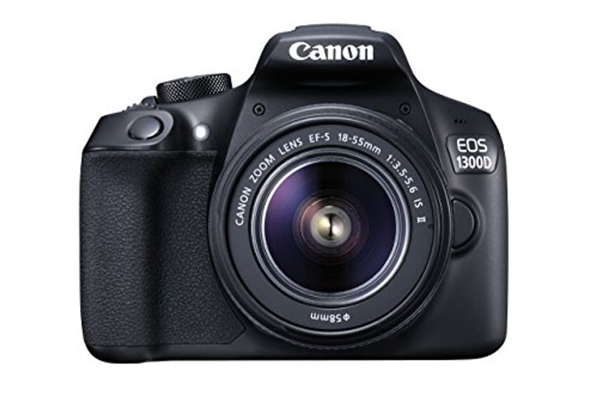 Electrónica Canon EOS 1300D DSLR Camera with EF-S18-55 IS II F3.5-5.6 Lens -