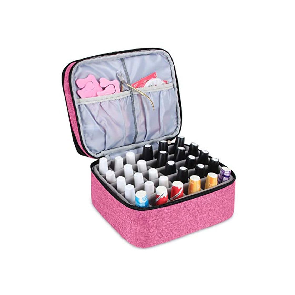 Product Luxja organizador de esmaltes de uñas, esmaltes de uñas estuche, porta esmaltes