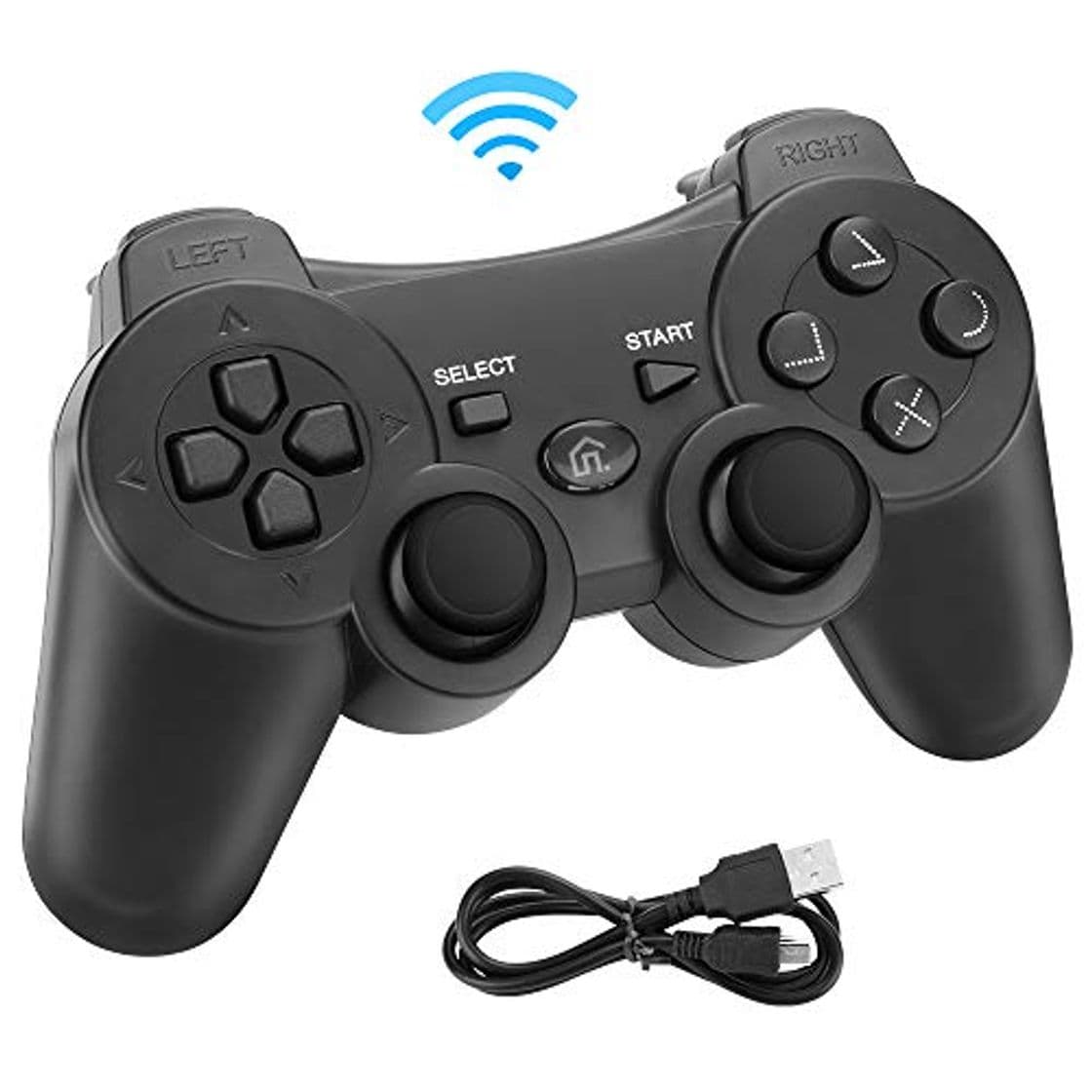 Product Powcan Mando Inalámbrico PS3, Bluetooth PS3 Gamepad Controller Doble vibración Mando a