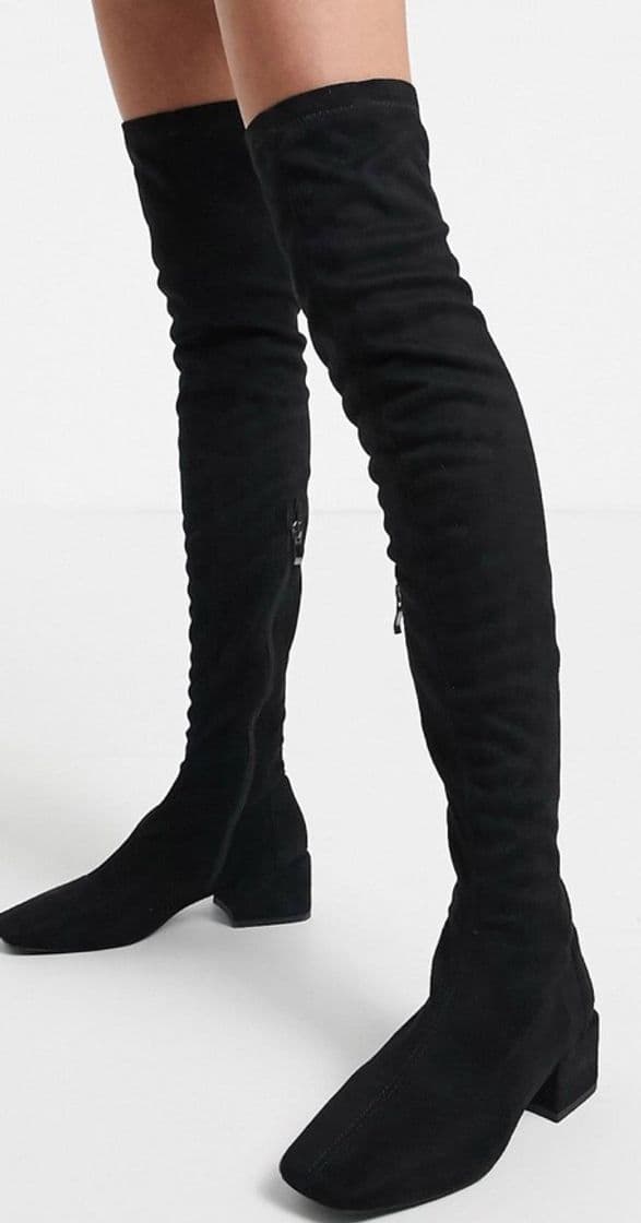 Product Botas por encima de la rodilla negro Lacey de Simmi London