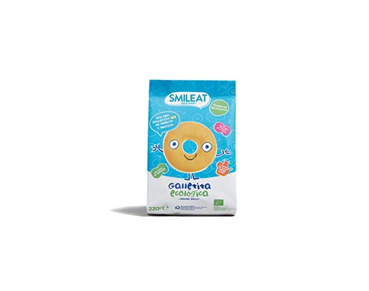 Producto Smileat - Galletas Ecológicas De Espelta Y Manzana Con Aceite De Oliva