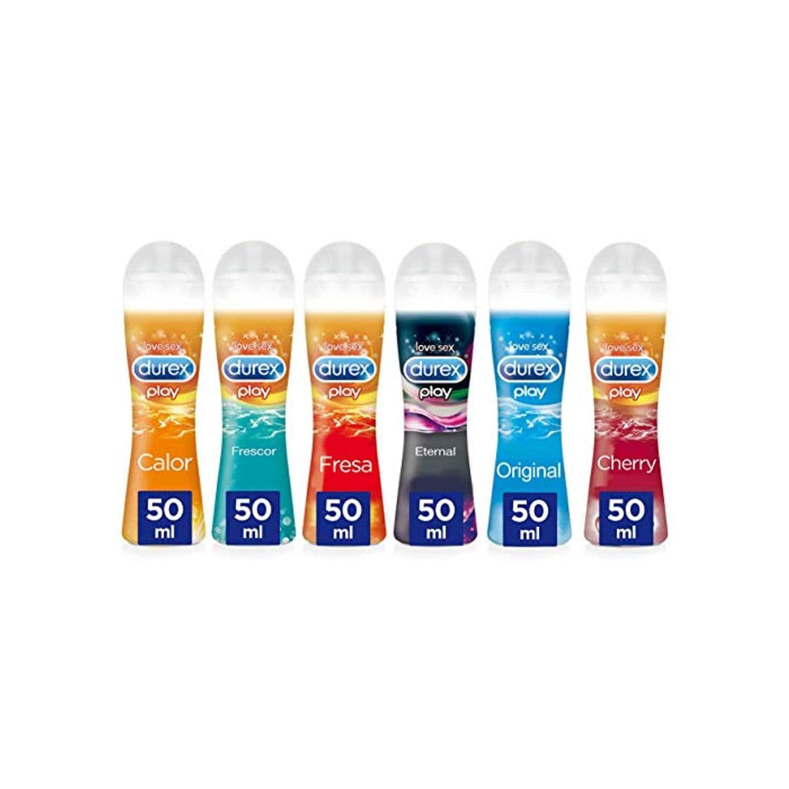 Product Durex Lubricante Sabores Pack 6 Unidades