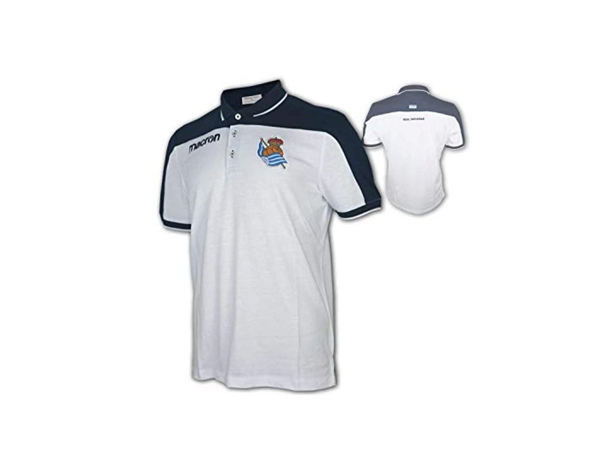 Product Macron Real Sociedad San Sebastián Polo blanco Fan Polo La Liga