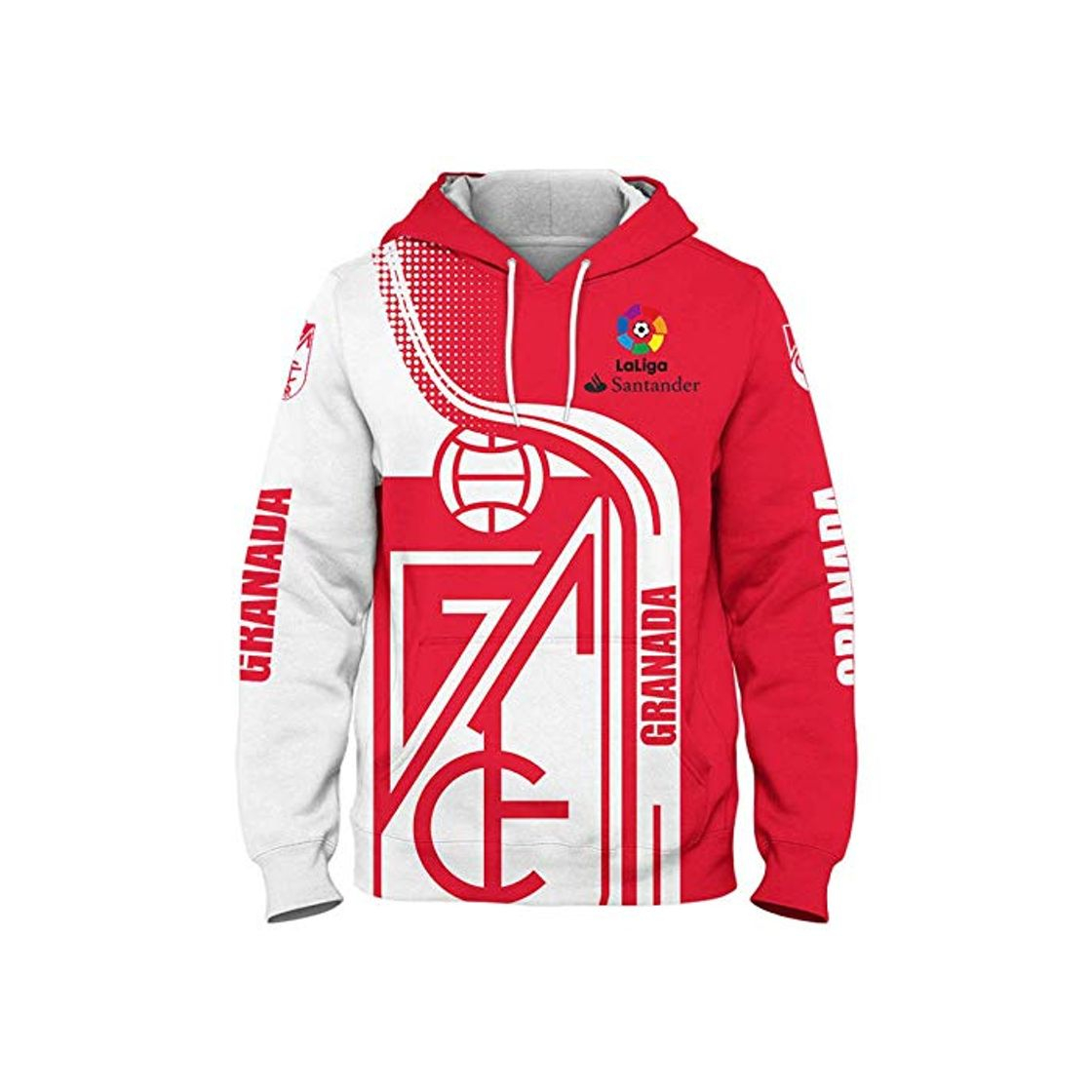 Product Hombres Hoodies por Granada-C.F 3D Impresión Pull-Over Sweatshirts Granada-Fan Unisexo Saltador Tops