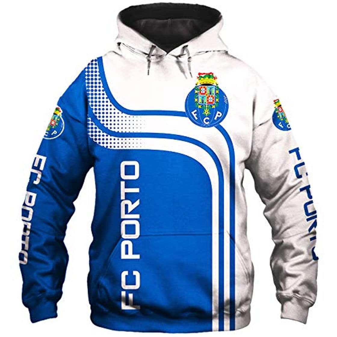 Fashion THEBEST BIst Hombres Hoodies Chaqueta por Fc-Porto 3D Impresión Fútbol-Club-Fan Suéteres