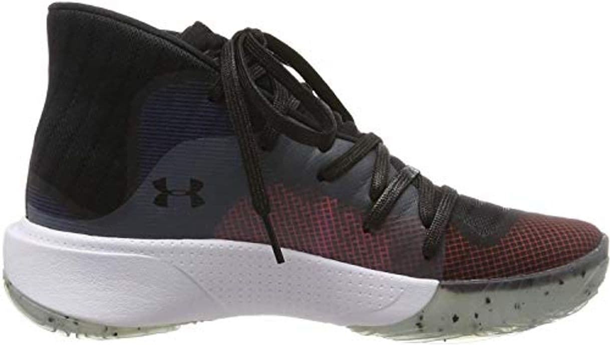 Moda Under Armour Spawn Mid Zapatos de Baloncesto Hombre, Negro