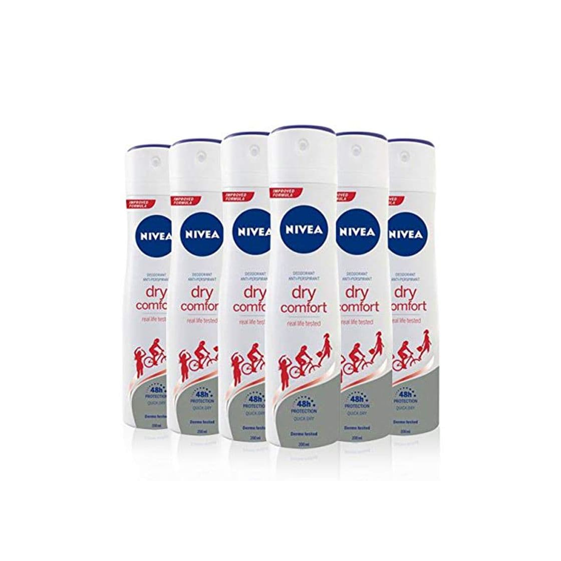 Producto NIVEA Dry Comfort en pack de 6