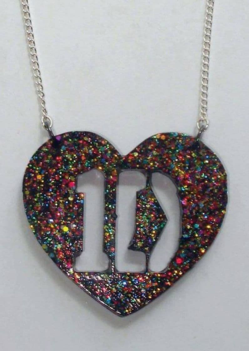 Moda Colar de coração da banda One Direction