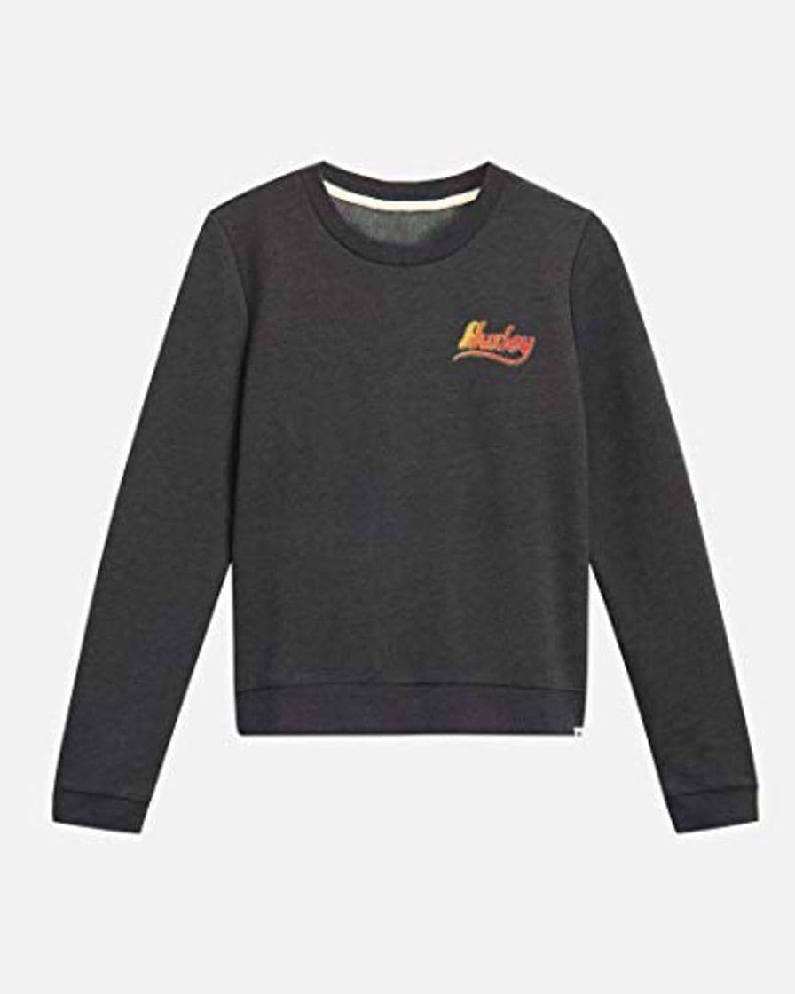 Moda Hurley W Retro Beach Crooped Crew FLC Sudadera