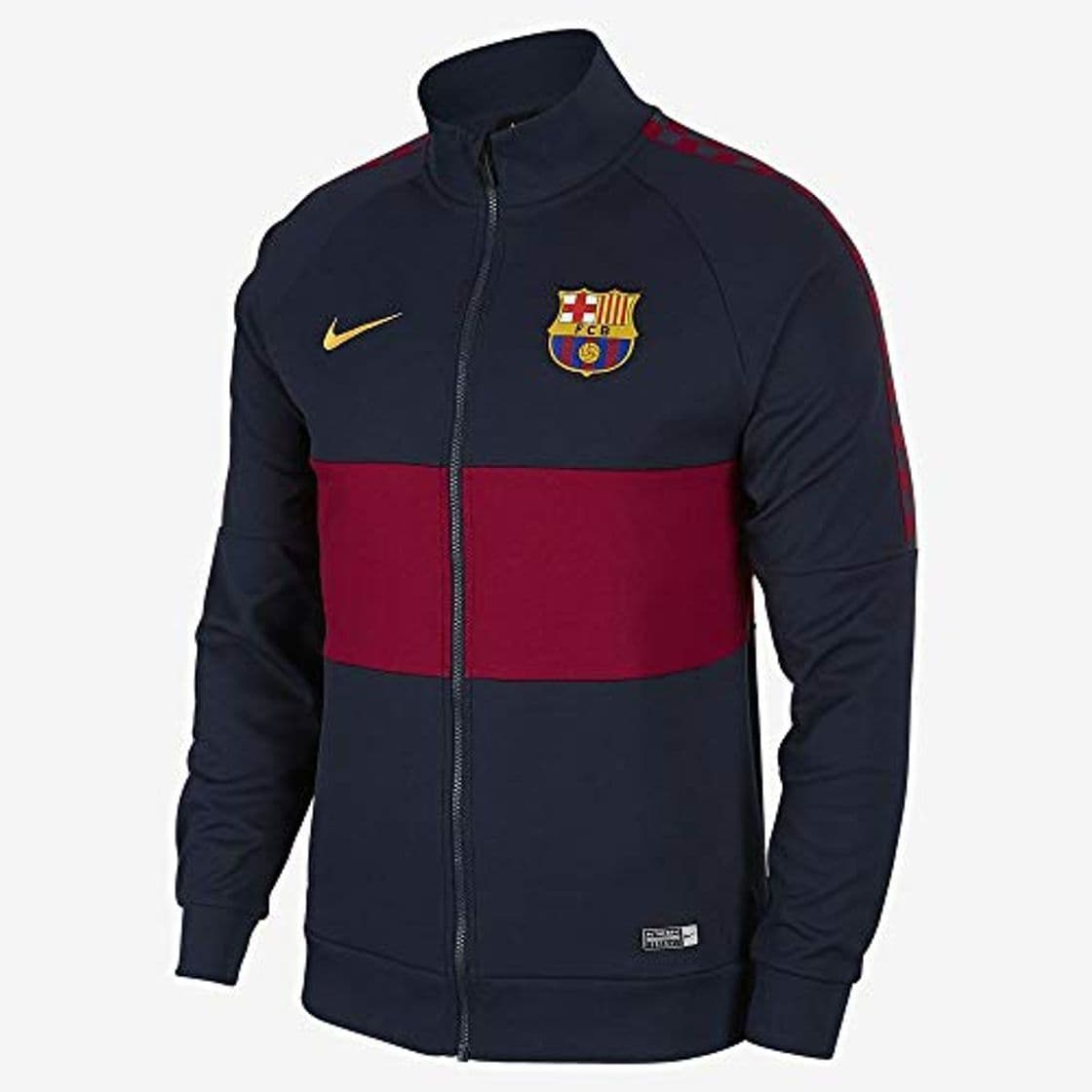 Place Nike FCB M Nk I96 Jkt Sport Jacket, Hombre, Obsidian/Noble Red/Noble Red/(University