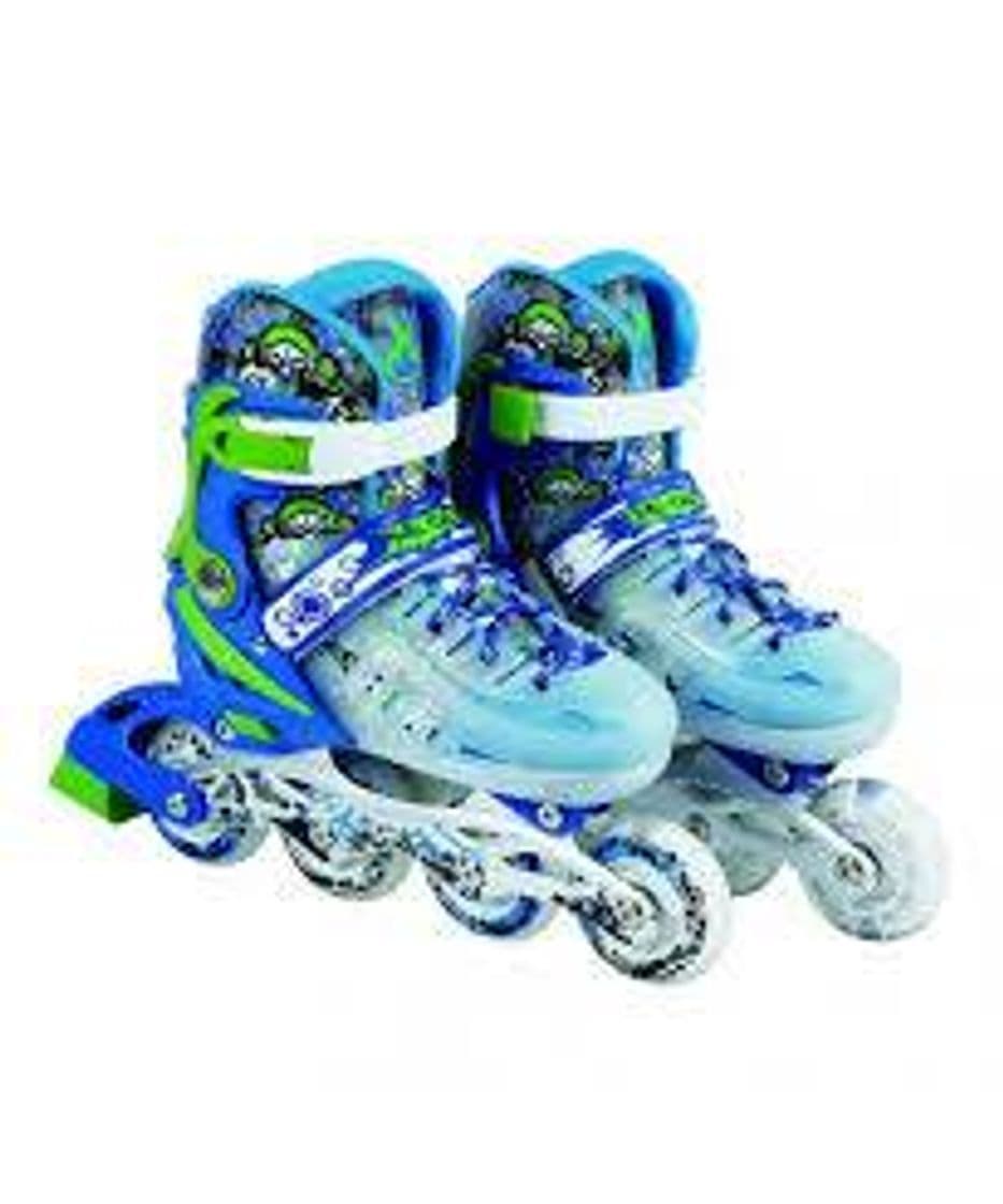 Moda Patines lineales con luces de goma